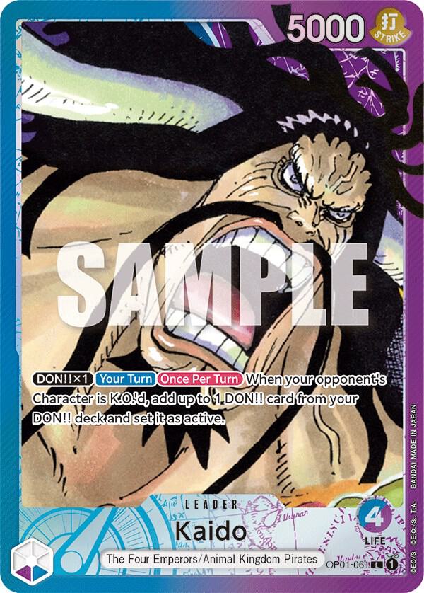 Kaido (Parallel) OP01-061 card from Romance Dawn