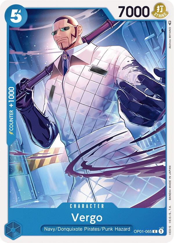 Vergo OP01-065 card from Romance Dawn