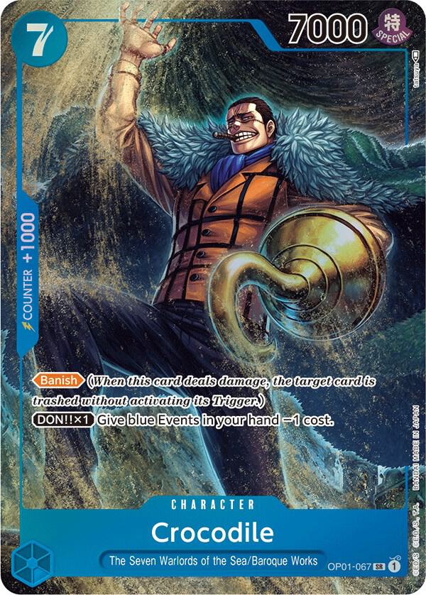 Crocodile (Parallel) OP01-067 card from Romance Dawn