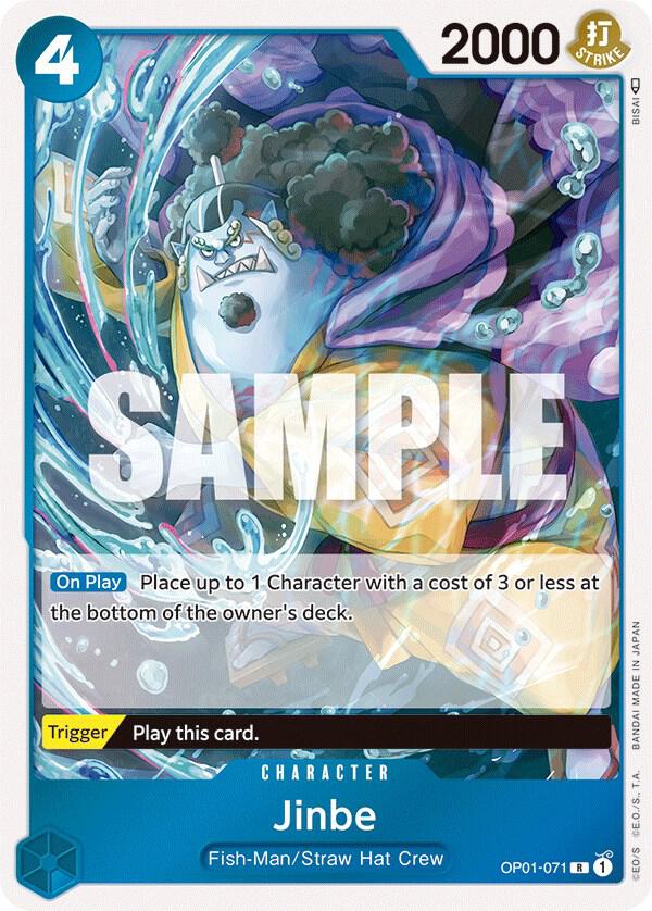 Jinbe OP01-071 card from Romance Dawn