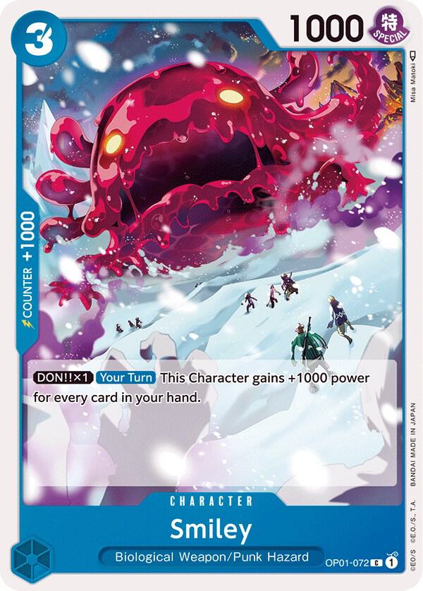 Smiley OP01-072 card from Romance Dawn