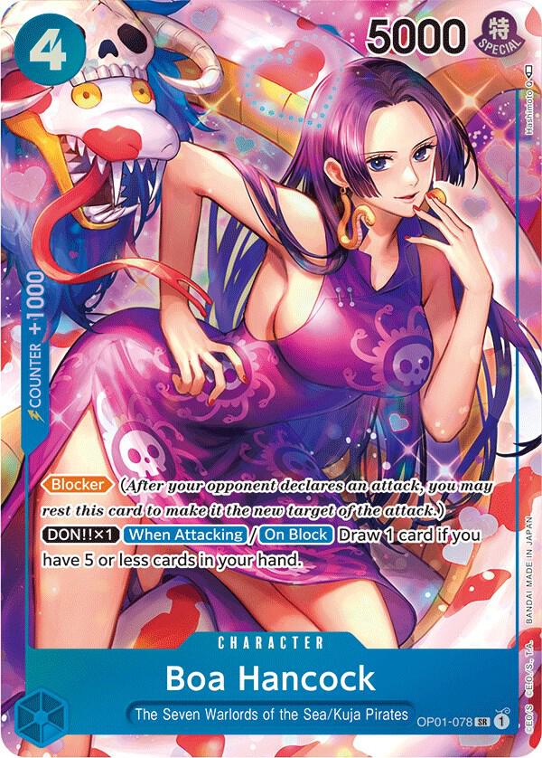 Boa Hancock (Parallel) OP01-078 card from Romance Dawn
