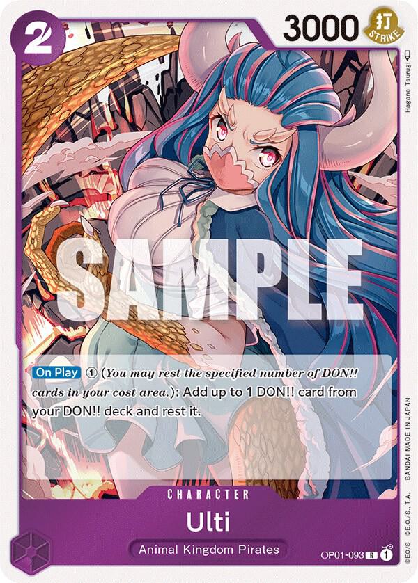 Ulti OP01-093 card from Romance Dawn