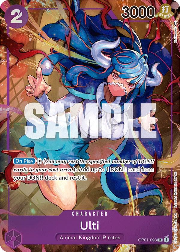 Ulti (Parallel) OP01-093 card from Romance Dawn