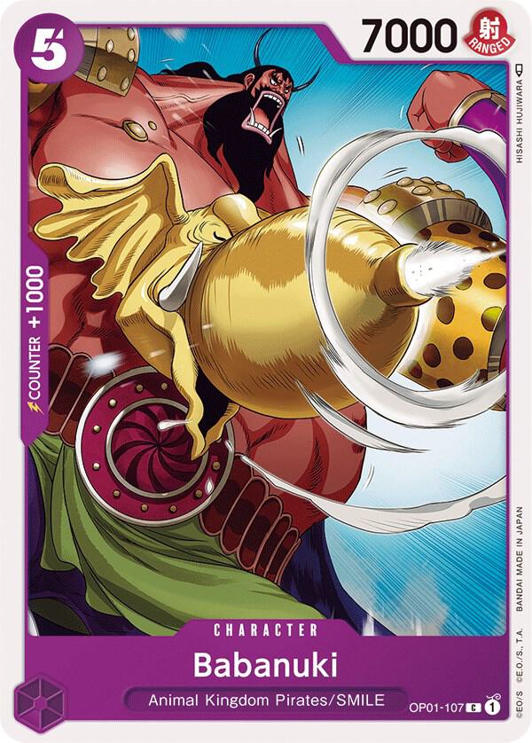 Babanuki OP01-107 card from Romance Dawn
