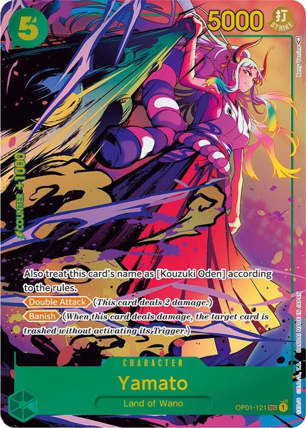 Yamato (Parallel) OP01-121 card from Romance Dawn