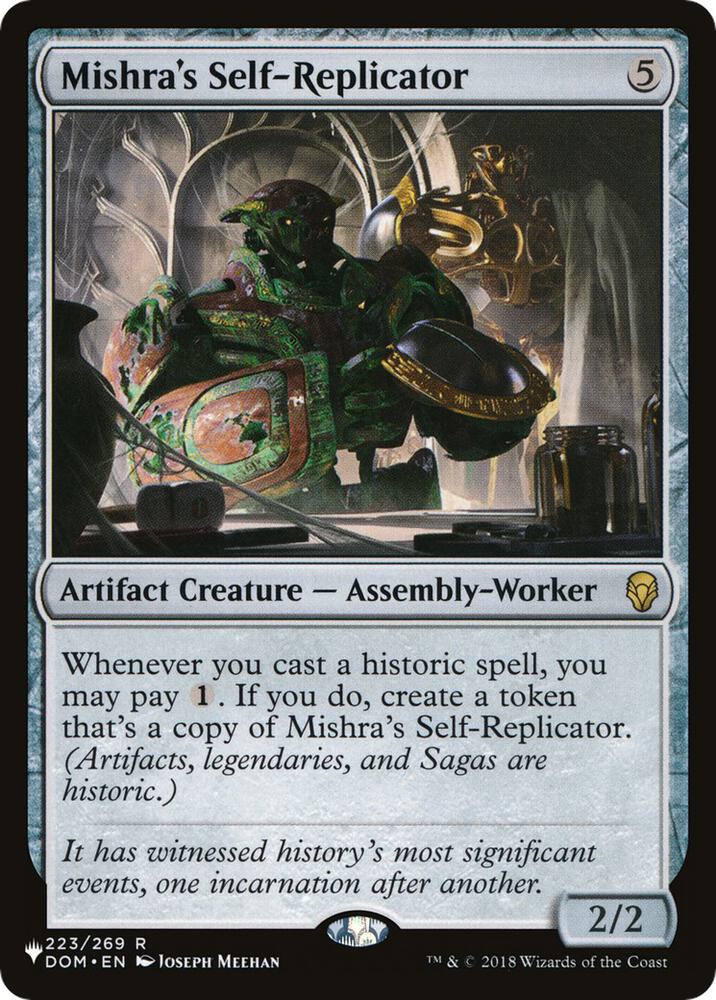 Mishra's Self-Replicator 223/269 card from The List Reprints