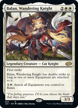 Balan, Wandering Knight 53 card from Jumpstart 2022