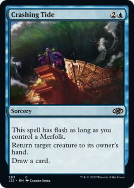 Crashing Tide 283 card from Jumpstart 2022