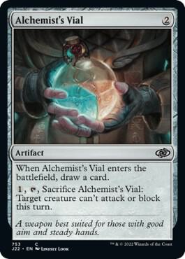 Alchemist's Vial 753 card from Jumpstart 2022
