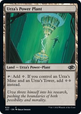 Urza's Power Plant 830 card from Jumpstart 2022