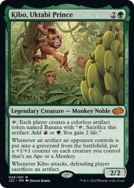 Kibo, Uktabi Prince 40 card from Jumpstart 2022