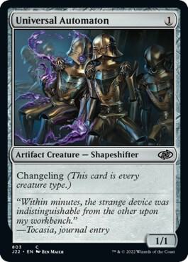 Universal Automaton 803 card from Jumpstart 2022
