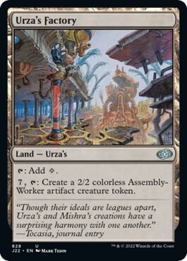 Urza's Factory 828 card from Jumpstart 2022
