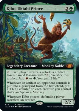 Kibo, Uktabi Prince (Extended Art) 835 card from Launch Party & Release Event Promos