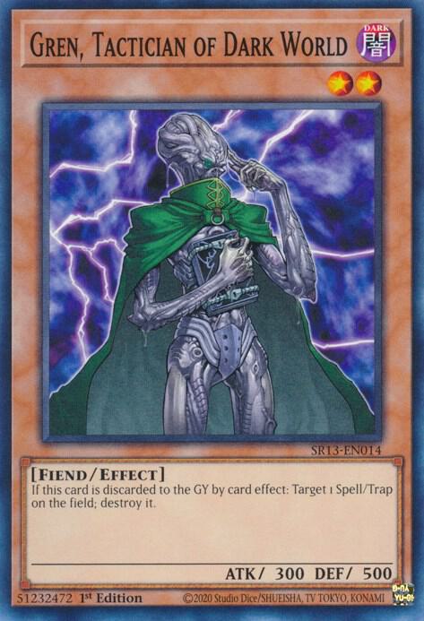 Gren, Tactician of Dark World SR13-EN014 card from Structure Deck: Dark World