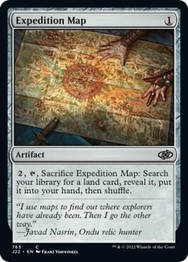 Expedition Map 765 card from Jumpstart 2022