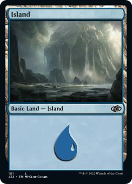 Island 101 card from Jumpstart 2022
