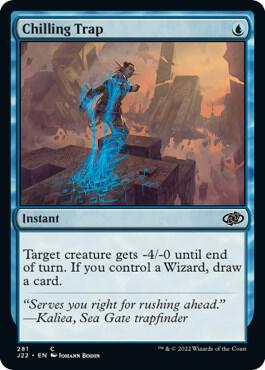 Chilling Trap 281 card from Jumpstart 2022