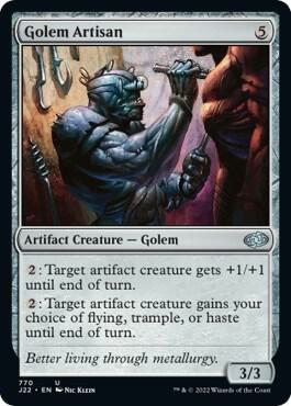 Golem Artisan 770 card from Jumpstart 2022