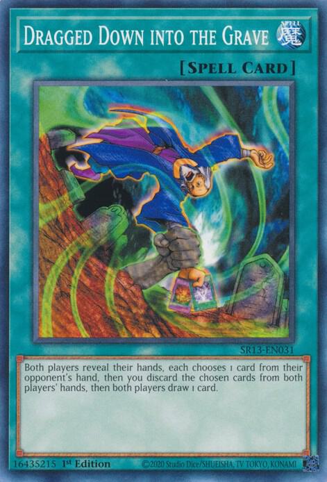 Dragged Down into the Grave SR13-EN031 card from Structure Deck: Dark World
