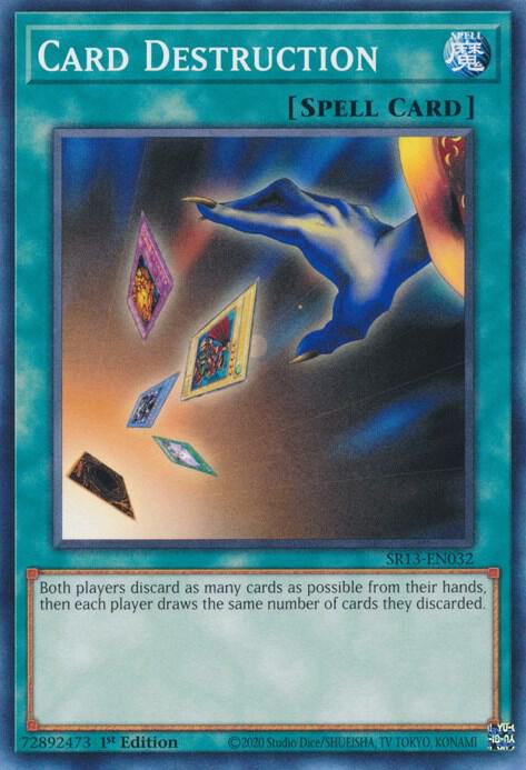 Card Destruction SR13-EN032 card from Structure Deck: Dark World