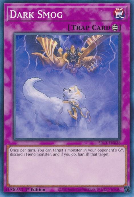 Dark Smog SR13-EN036 card from Structure Deck: Dark World