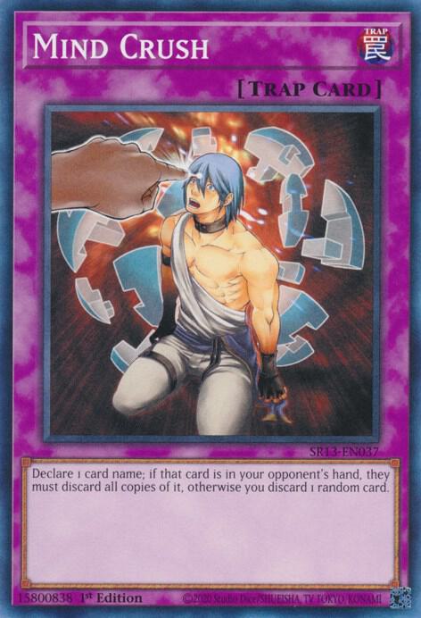 Mind Crush SR13-EN037 card from Structure Deck: Dark World