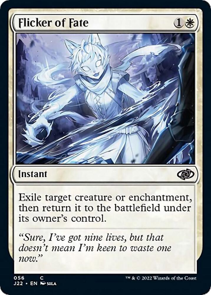 Flicker of Fate 56 card from Jumpstart 2022