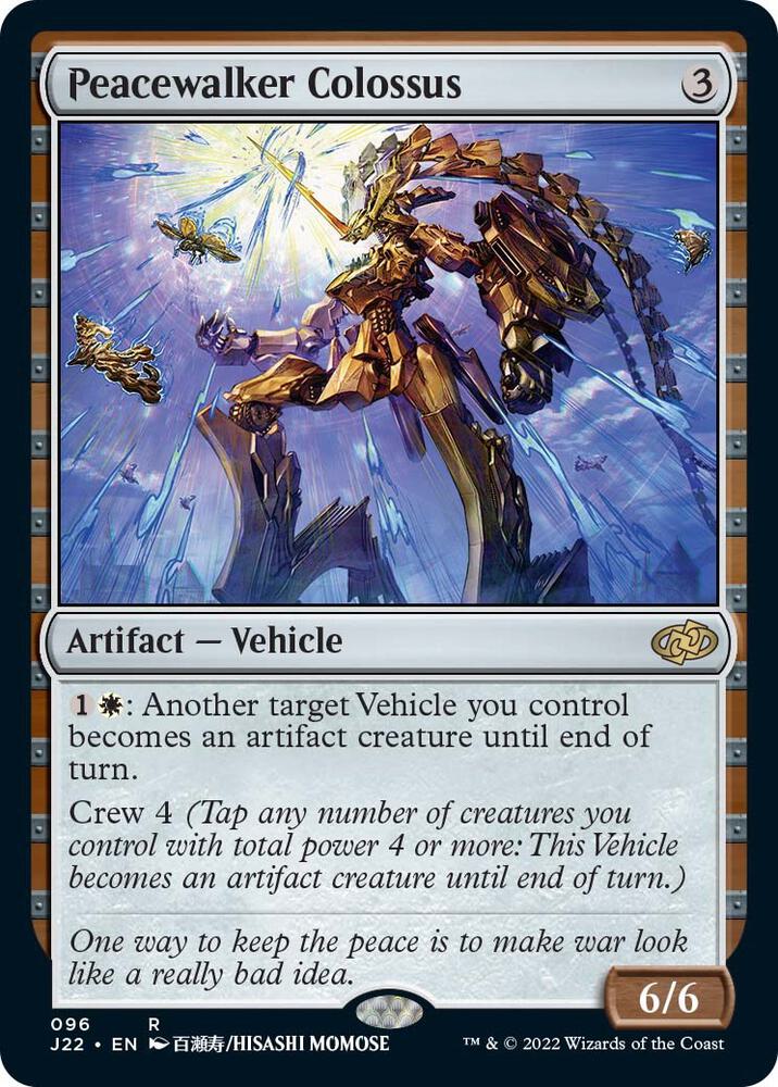 Peacewalker Colossus 96 card from Jumpstart 2022