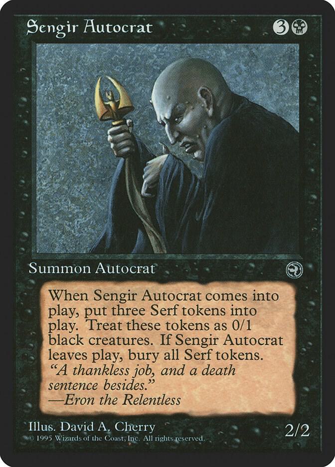 Sengir Autocrat card from Homelands