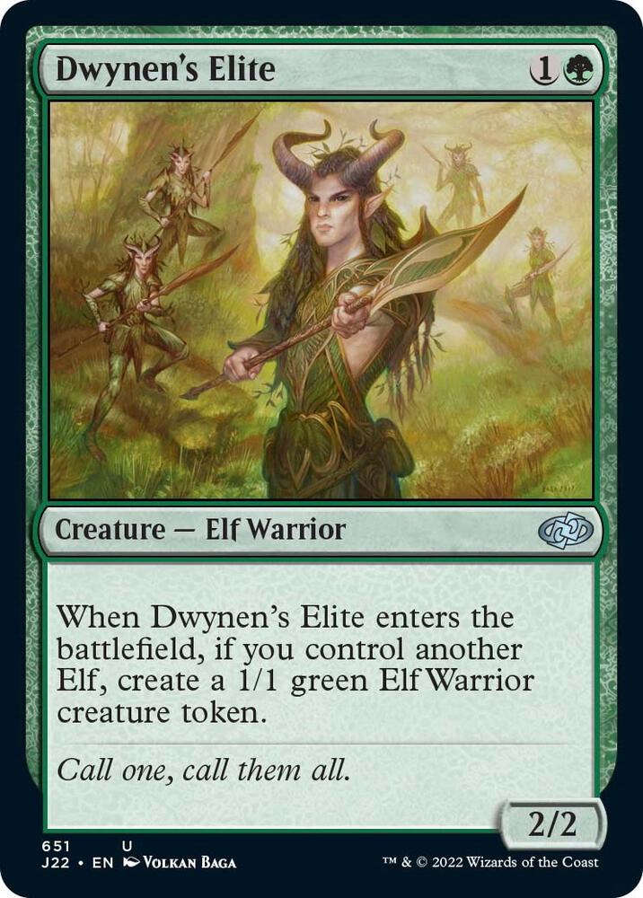 Dwynen's Elite 651 card from Jumpstart 2022