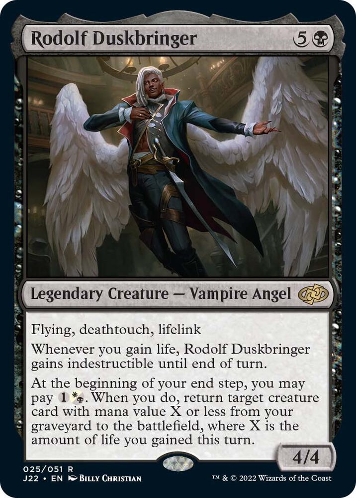 Rodolf Duskbringer 25 card from Jumpstart 2022