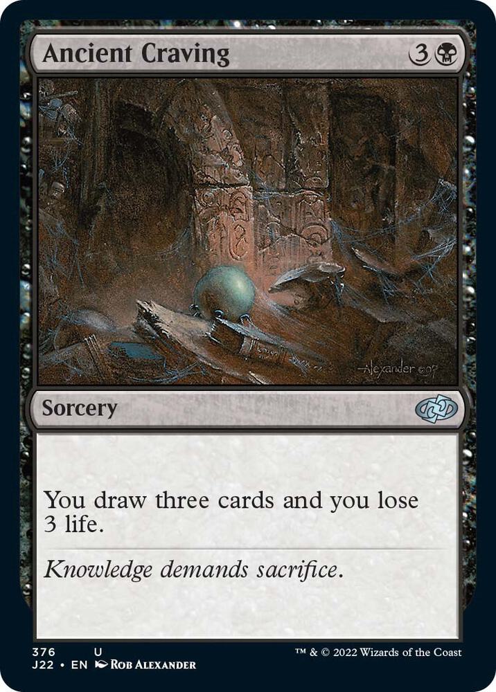 Ancient Craving 376 card from Jumpstart 2022