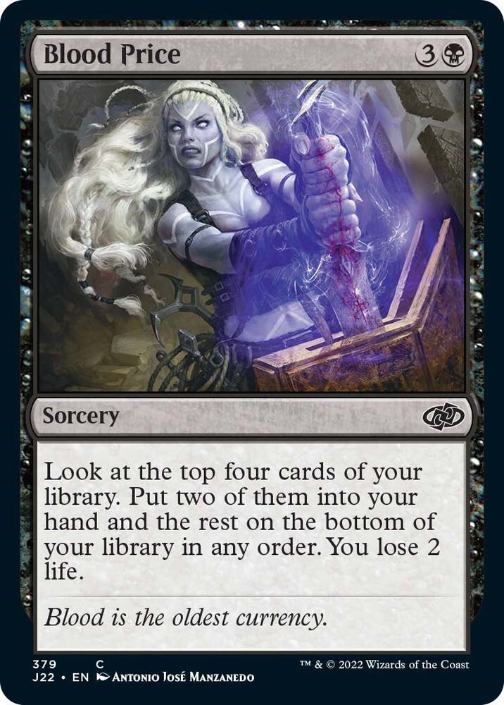 Blood Price 379 card from Jumpstart 2022