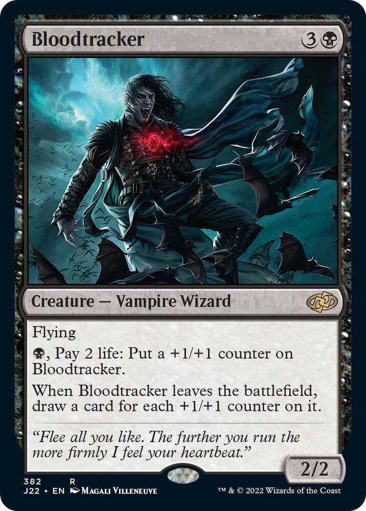 Bloodtracker 382 card from Jumpstart 2022