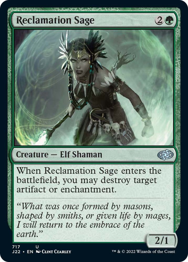 Reclamation Sage 717 card from Jumpstart 2022