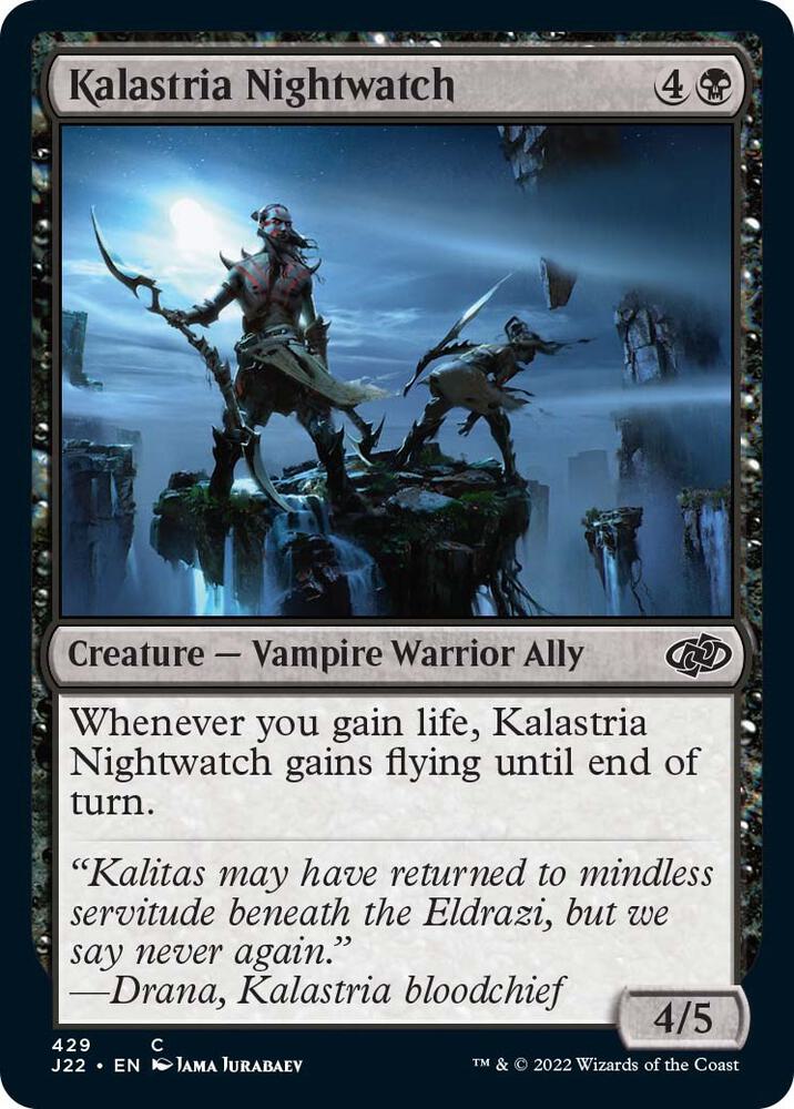 Kalastria Nightwatch 429 card from Jumpstart 2022