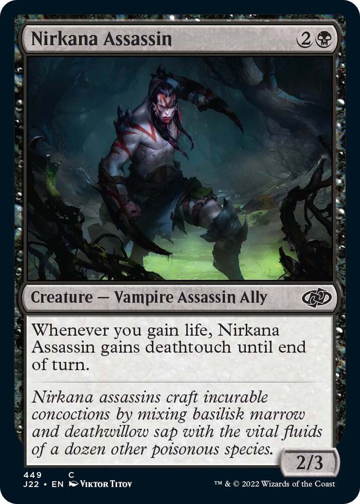 Nirkana Assassin 449 card from Jumpstart 2022