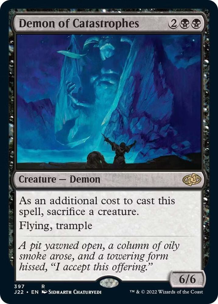 Demon of Catastrophes 397 card from Jumpstart 2022