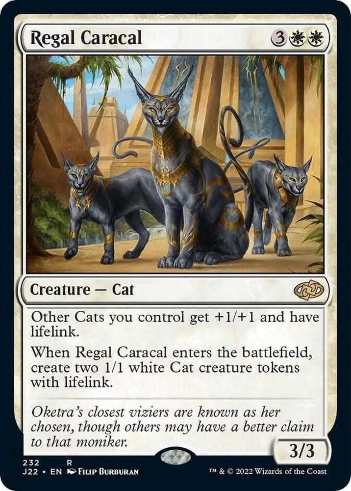 Regal Caracal 232 card from Jumpstart 2022
