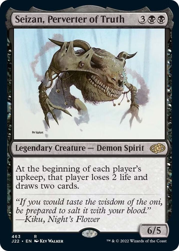 Seizan, Perverter of Truth 463 card from Jumpstart 2022
