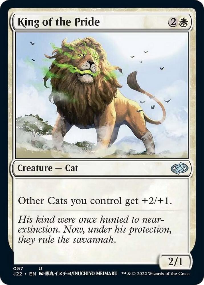 King of the Pride 57 card from Jumpstart 2022