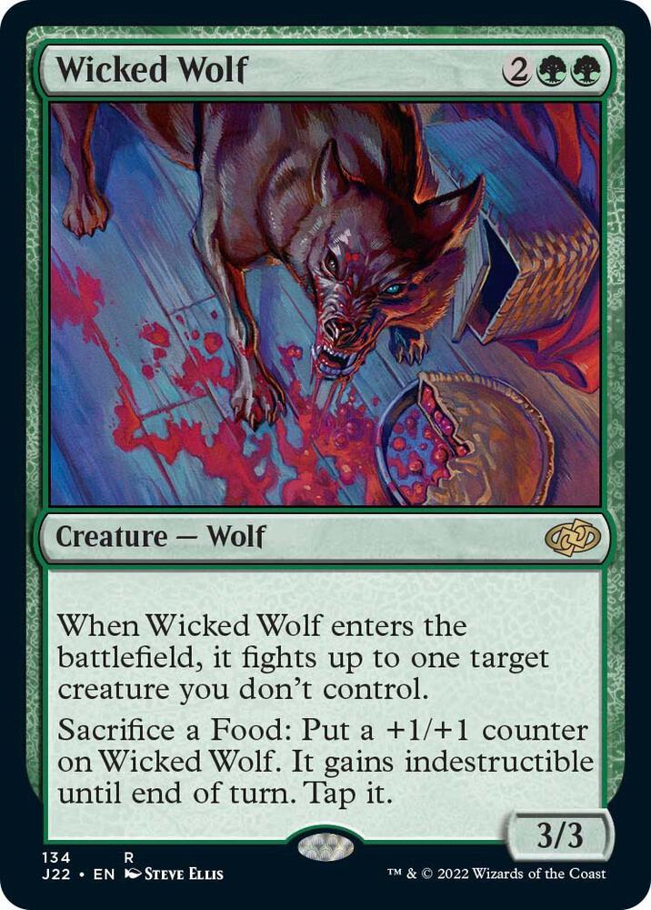 Wicked Wolf 134 card from Jumpstart 2022