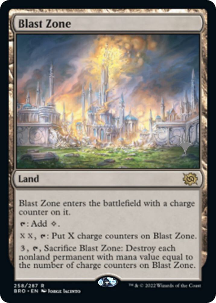 Blast Zone (BRO) 258 card from Promo Pack: The Brothers' War
