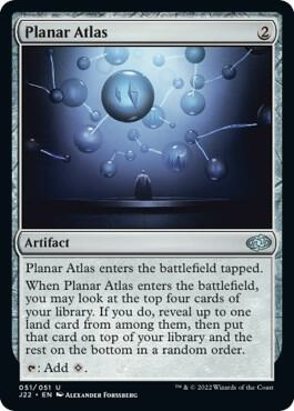 Planar Atlas 51 card from Jumpstart 2022
