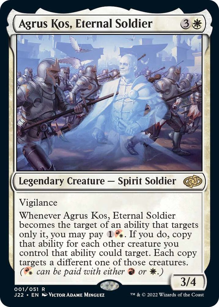 Agrus Kos, Eternal Soldier 1 card from Jumpstart 2022