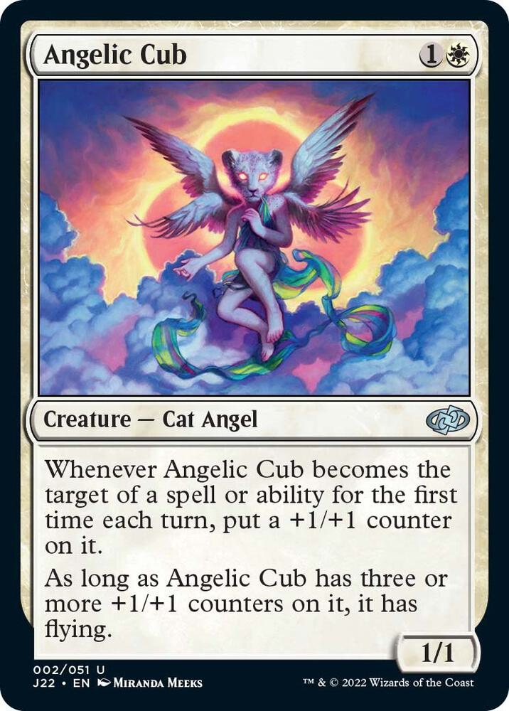 Angelic Cub 2 card from Jumpstart 2022