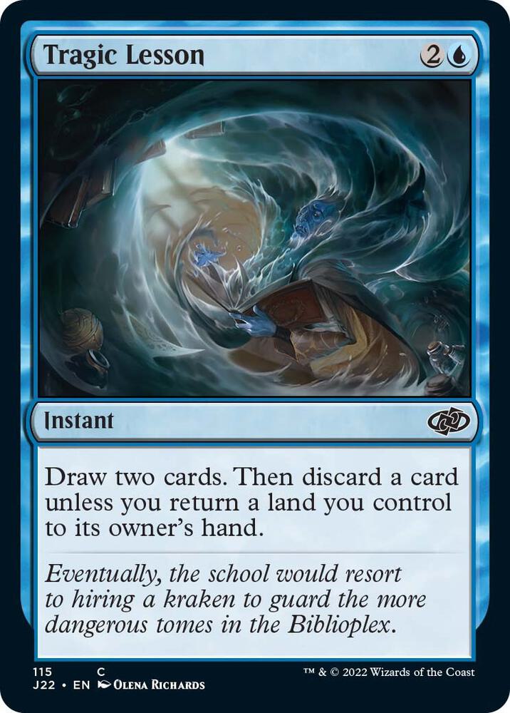 Tragic Lesson 115 card from Jumpstart 2022