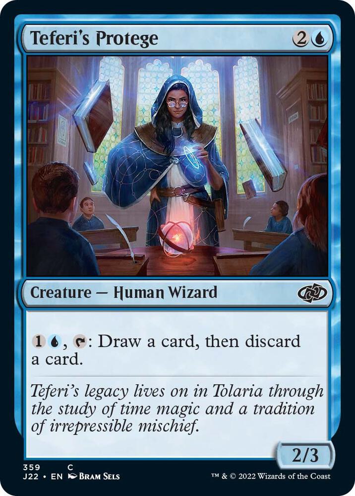 Teferi's Protege 359 card from Jumpstart 2022